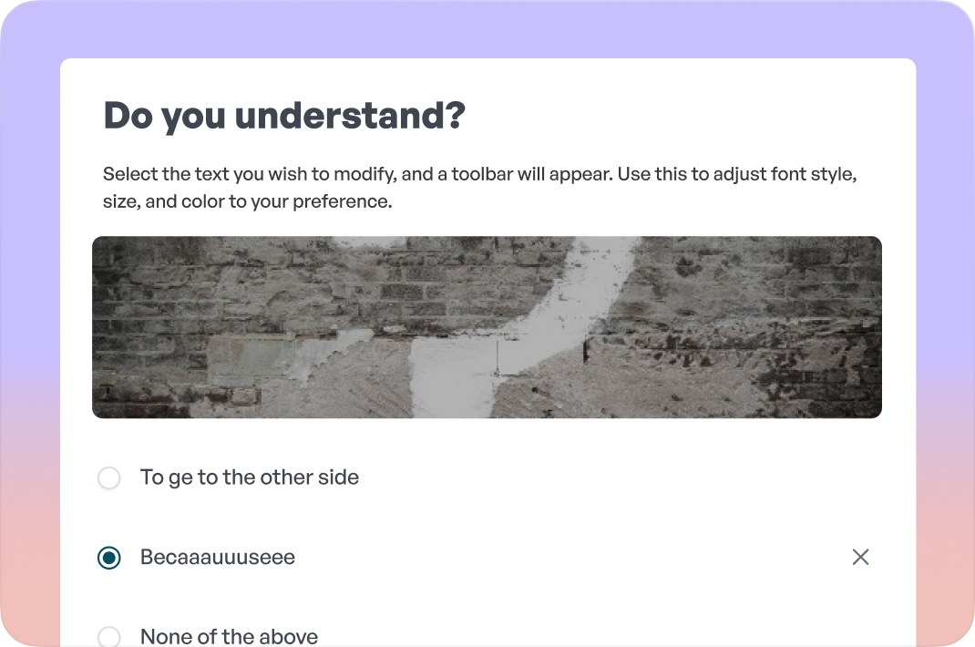 Mix content formats easily